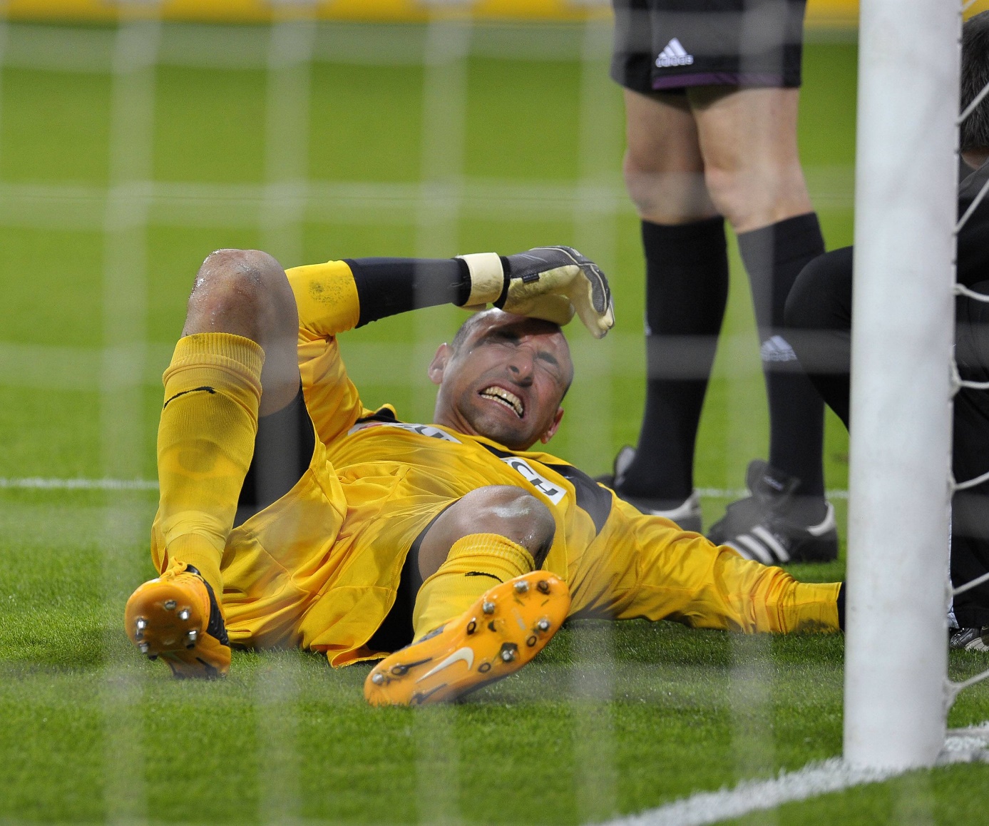 Toni Turek (l.) im WM-Finale 1954 in Bern. Deutschland schlägt Ungarn mit 3:2. Foto: Imago Images/Pressefoto Baumann