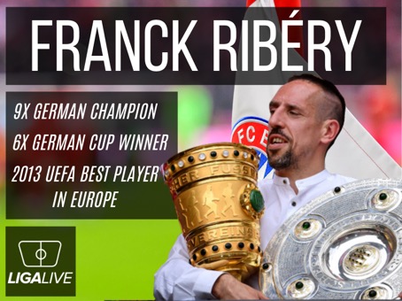 Franck Ribéry feiert das Double 2019